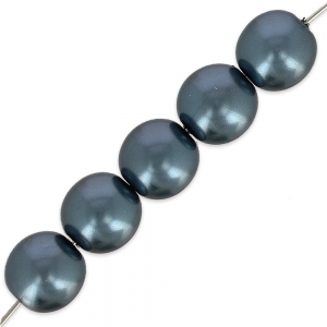Perlas 8 mm Dark Grey x25