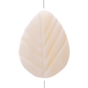 Cuentas de nácar - forma de hoja 18x12 mm - Natural x10|raw }}