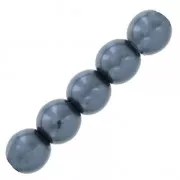 Perlas 4 mm Dark Grey x100