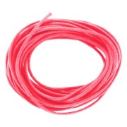 Hilo algodón encerado 2 mm Red Fucsia x5 m