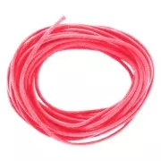 Hilo algodón encerado 2 mm Red Fucsia x5 m