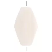 Cuentas de nácar - forma de diamante 24x14 mm - Natural x5