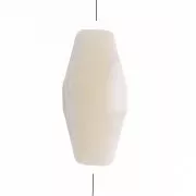 Cuentas de nácar - forma de diamante 12x6 mm - Natural x10