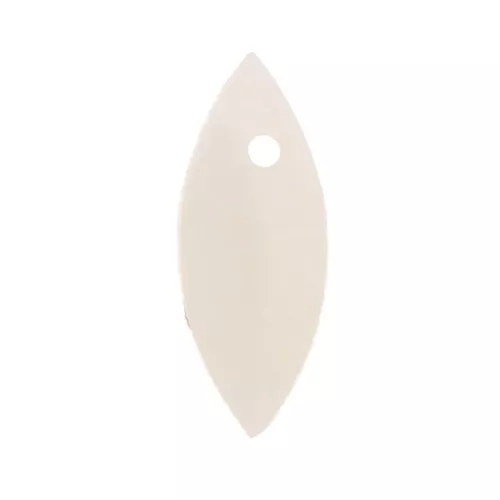Lentejuelas de nácar 13x5 mm - Natural x10