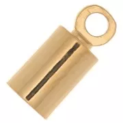 Terminal para cordón 3.5 mm - Chapado de Oro 3 micras x1