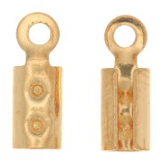 Terminales para apretar redondos 2 mm - Chapado de Oro 3 micras x4|raw }}