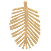 Colgante Hoja de Palma 21x13 mm - Chapado de Oro 3 micras x1|raw }}