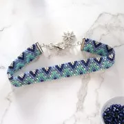 Charm de estrella 12x11 mm con óxido de zirconio - Rodio - Cristal x1