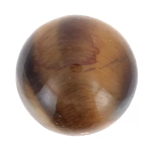 Cabujón redondo de 5 mm de piedra preciosa - Ojo de tigre x1