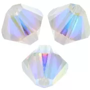 Crystal - Toupies en cristal PureCrystal 5328 4 mm Crystal AB2X x50 Toupies en cristal PureCrystal 5328 4 mm Crystal AB2X x50