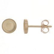 Ganchos pendientes para cabuchón de 5 mm - Gold Filled x2|raw }}