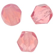 Facetadas 4 mm Milky Pink Mat x50|raw }}