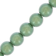 Cuentas nacaradas Preciosa - Round Maxima - 4 mm - Pearlescent Green x30|raw }}