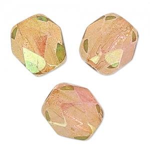 Facetadas 4 mm Crystal Red Luster x50