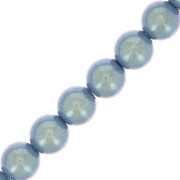 Cuentas nacaradas Preciosa - Round Maxima - 4 mm - Pearlescent Blue x30