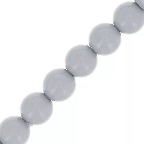Cuentas nacaradas Preciosa - Round Maxima - 4 mm - Ceramic Grey x30