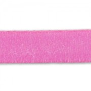 Cordón plano cuero 10 mm Rosa  x30cm