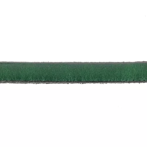 Cordón plano cuero 5x2 mm Dark Green x30cm