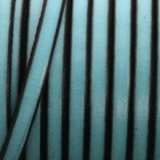 Cordón plano cuero 5x2 mm Dark Green x30cm