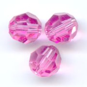 Bolas PureCrystal 5000 4 mm Rose  x20