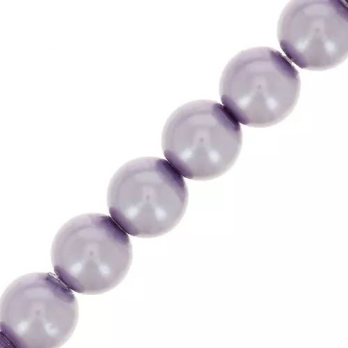 Cuentas nacaradas Preciosa - Round Maxima - 4 mm - Pearl Effect Lavender x30