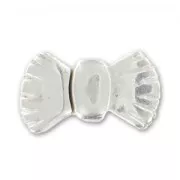 Cierre magnético nudo para cordón plano 5 mm plateado x1