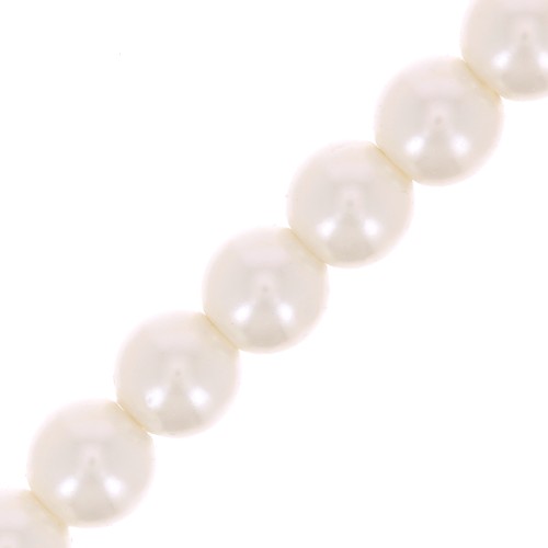 Cuentas nacaradas Preciosa - Round Maxima 4 mm - Pearl Effect Light Creamrose x30