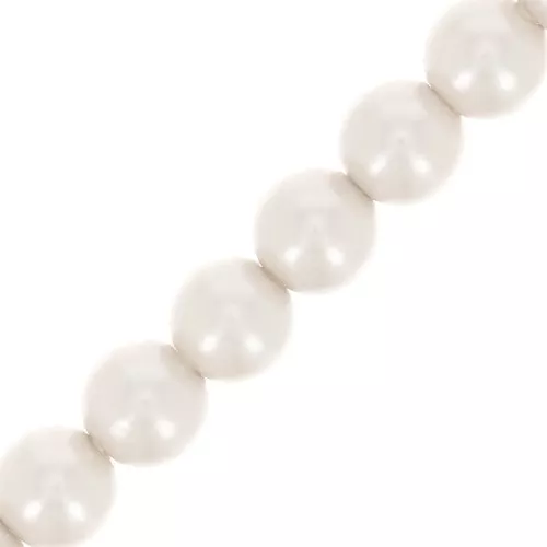 Cuentas nacaradas Preciosa Round Pearl Maxima - 5 mm - Pearl Effect White x25