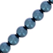 Preciosa Pearls - Round Maxima 6 mm - Pearl Effect Blue x20|raw }}