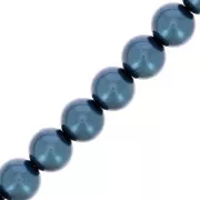 Preciosa Pearls - Round Maxima 6 mm - Pearl Effect Blue x20