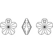 Colgante Flor PureCrystal 6744 12 mm Crystal AB x1