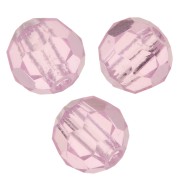Preciosa Crystal Faceted Rounds 4 mm - Pink Sapphire x20|raw }}