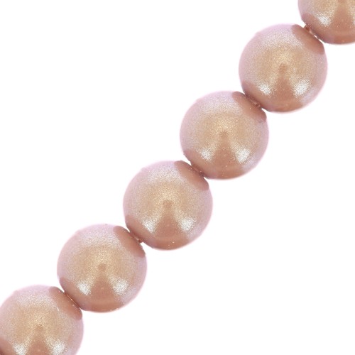 Preciosa Pearls - Round Maxima - 4 mm - Pearlescent Pink x30