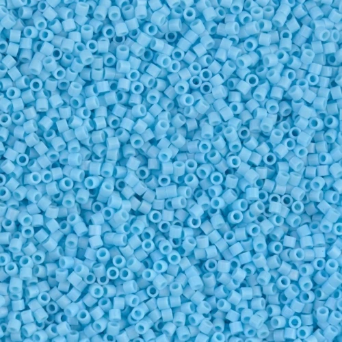 Miyuki Delica 15/0 DBS0879 - Azul turquesa opaco AB x5g