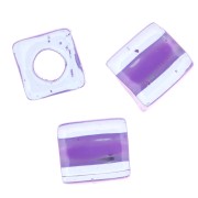 Cubos Miyuki 4 mm SB4-2640 - Lilac Lined Aqua x10g|raw }}