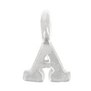 Charm letra del alfabeto 8 mm con anillo cerrado - A - Plata 925 x1|raw }}