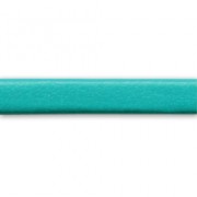 Cordón cuero reconstituido plano doble 3 mm Turquesa x1m