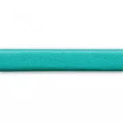 Cordón cuero reconstituido plano doble 3 mm Turquesa x1m