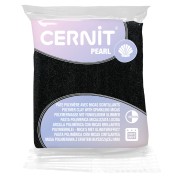 Pasta arcilla polimérica Cernit Pearl - Negro 56gr (n°100)