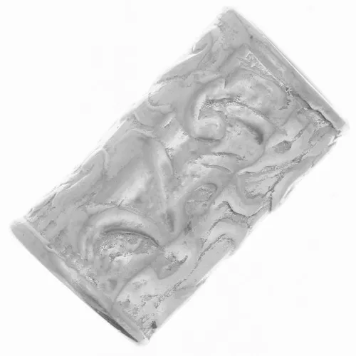 Cuenta de tubo recto 9x5 mm - Plata 925 x1