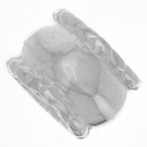 Perla trabajada 6x8 mm - Plata 925 x1