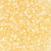 Cuentas de Rocalla Preciosa 11/0 de 2 mm - Pearl Pastel Lining - Amarillo x 20 g