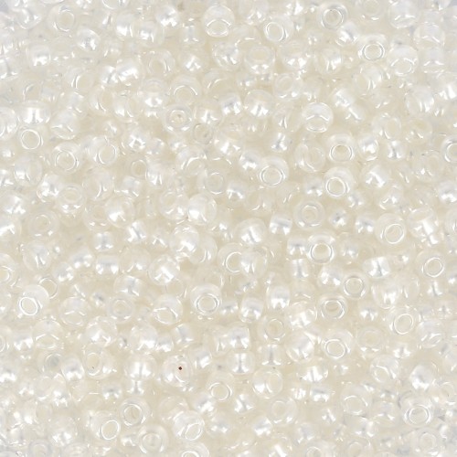 Cuentas de Rocalla Preciosa 11/0 de 2 mm - Pearl Pastel Lining - Marfil x 20 g