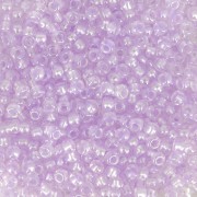 Cuentas de Rocalla Preciosa 11/0 2 mm - Pearl Pastel Lining - Violeta Sfinx x20 g