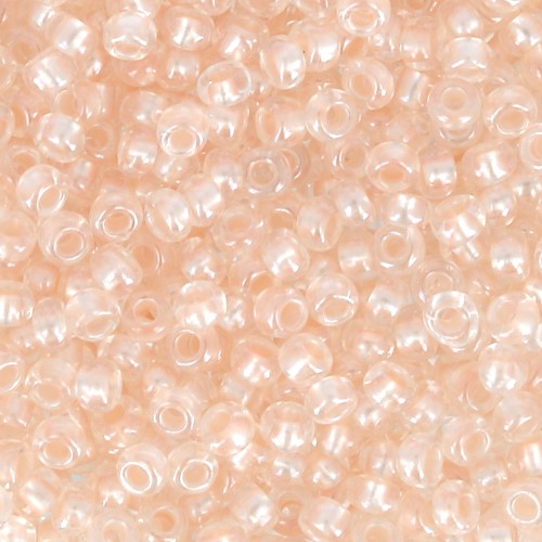Cuentas de Rocalla Preciosa 11/0 de 2 mm - Pearl Pastel Lining - Salmon Sfinx x20 g