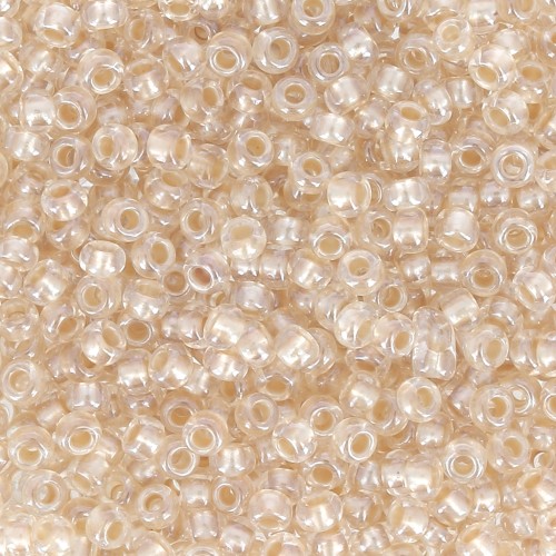 Preciosa Cuentas de rocalla 11/0 2 mm - Perla Forro Pastel - Mocca Sfinx x20g