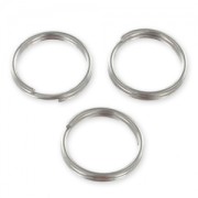 Anillas dobles 10x0.7 mm Acero inox x100