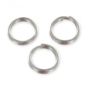 Anillas dobles 7x0.7 mm Acero inox x100|raw }}