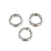 Anillas dobles 5x0.7 mm Acero inox x100