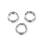 Anillas dobles 5x0.7 mm Acero inox x100